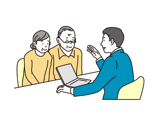 お客様一人一人に最適なご提案を行います